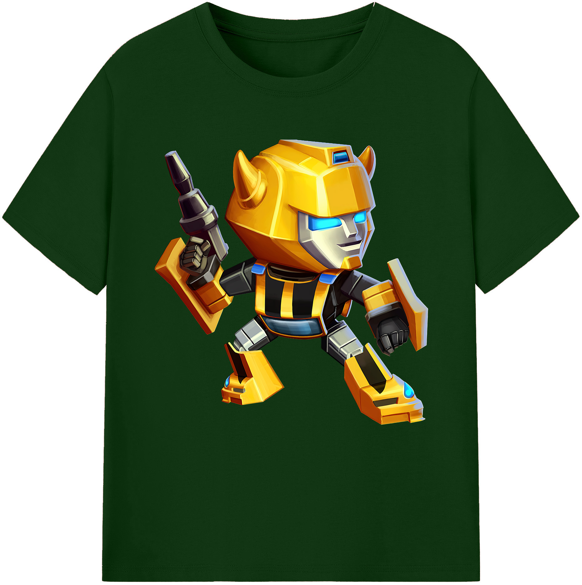（画像用） Transformers トランスフォーマー 綿100％半袖Tシャツ（フロントプリント）